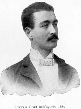Pietro Gori nell'agosto 1889